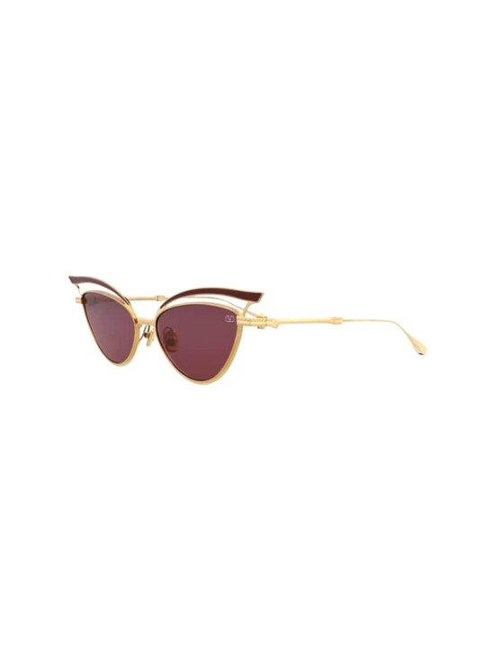 Valentino Cat Eye-Frame gold Titanium Sunglasses main image 7